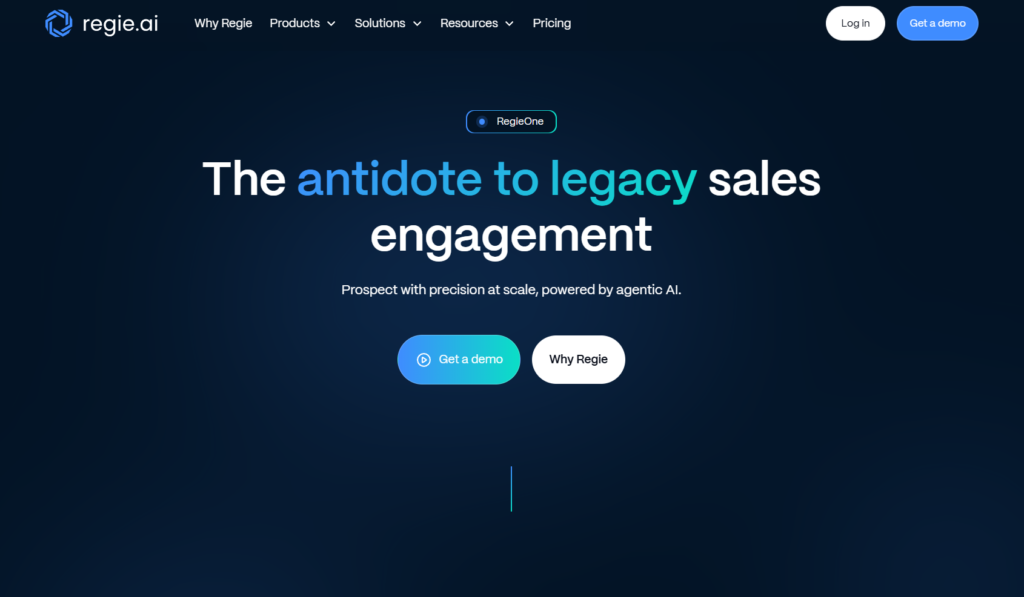 Neural Nexus sales workflow powered by Regie.ai for outbound messaging and lead follow-up automation