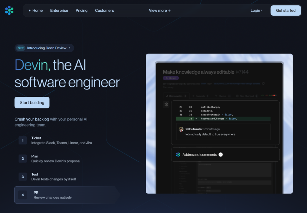 Neural Nexus using Devin autonomous AI engineer to manage and execute software development tasks